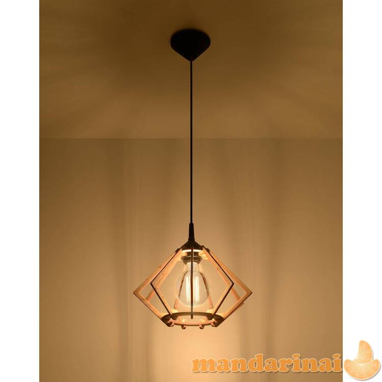 Pakabinama lempa pompelmo natūrali mediena