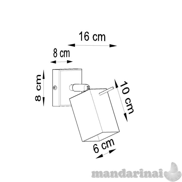 Sieninė lemputė MERIDA juoda