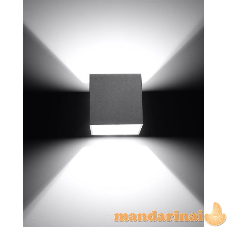 Sieninis šviestuvas QUAD1 pilka