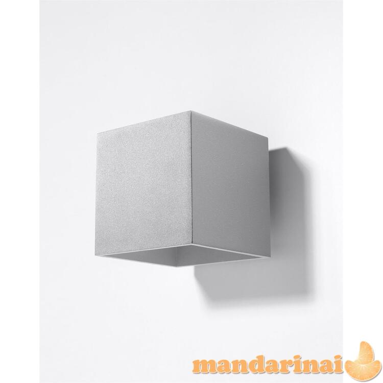 Sieninis šviestuvas QUAD1 pilka 1