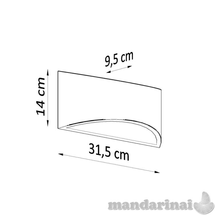 Sieninis šviestuvas keramika virpėjimas