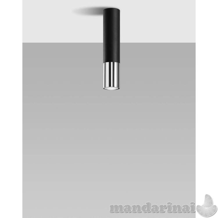 Lubinis šviestuvas loopezas juodas/chromas 1