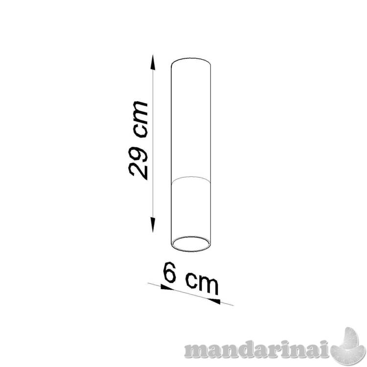 Lubinis šviestuvas loopezas juodas/chromas 3