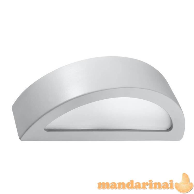 Sieninis šviestuvas keramika atena pilka 2