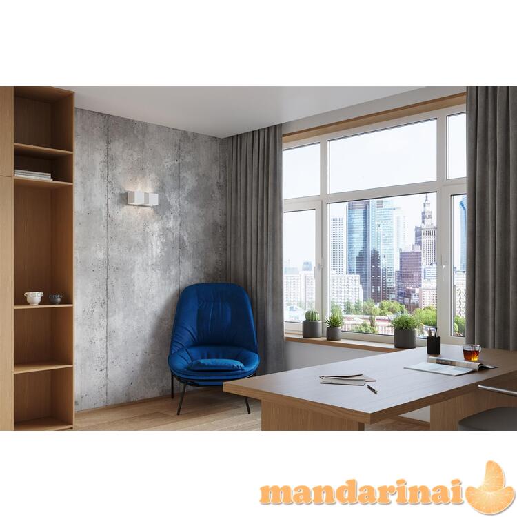 Sieninis šviestuvas QUADbalta 3