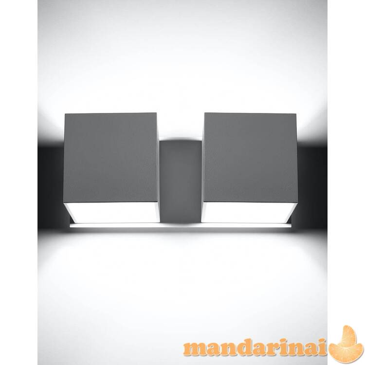 Sieninis šviestuvas QUADbalta