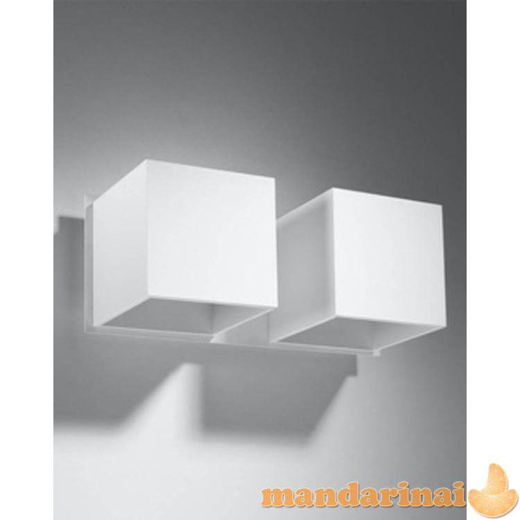 Sieninis šviestuvas QUADbalta 8