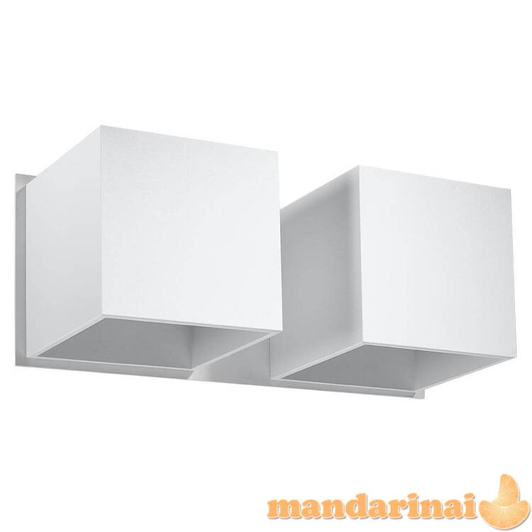 Sieninis šviestuvas QUADbalta 2