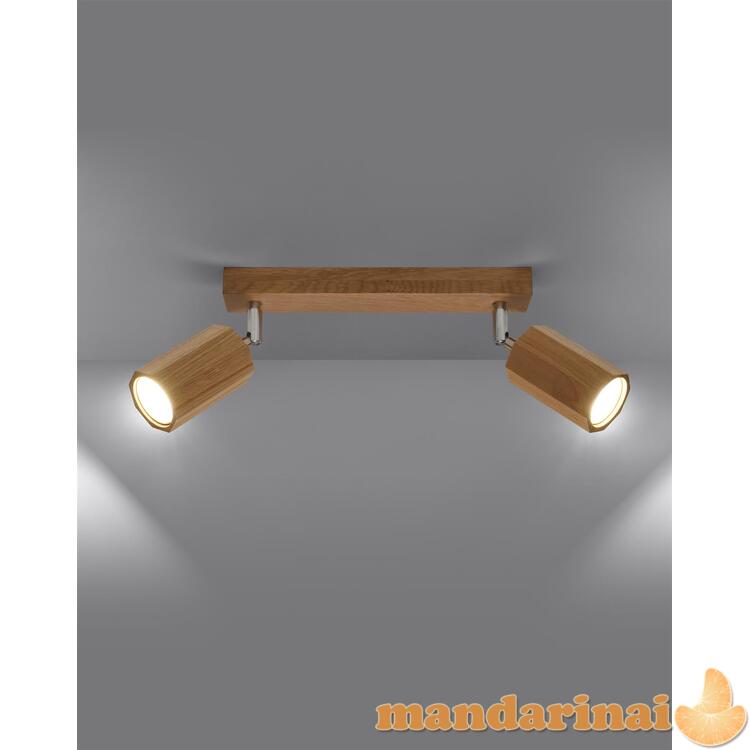 Lubinis šviestuvas zeke 2 ąžuolas