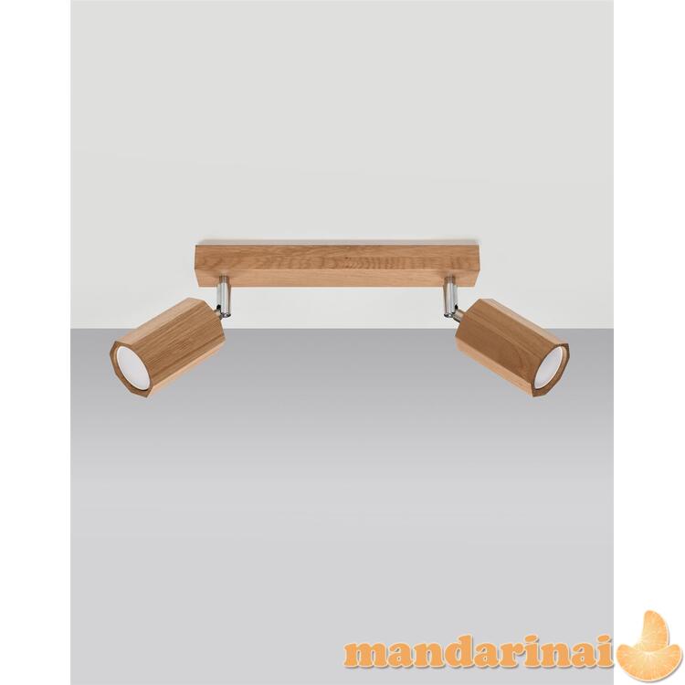 Lubinis šviestuvas zeke 2 ąžuolas 1