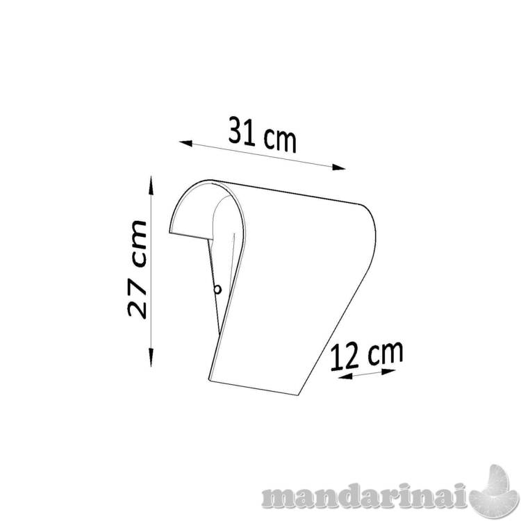 Sieninis šviestuvas Clino 2