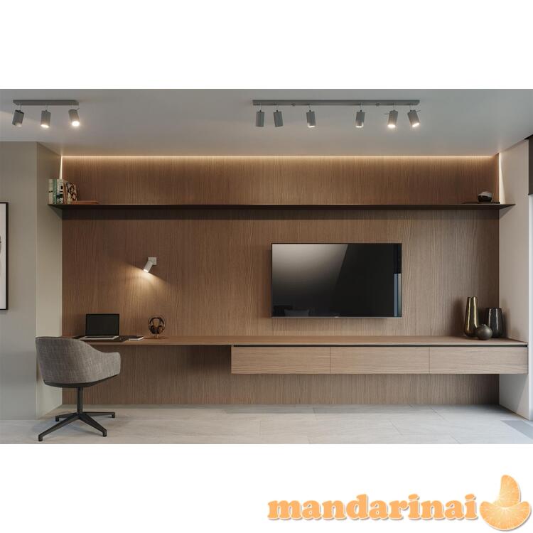 Lubinis šviestuvas žiedas 4 pilkas 3