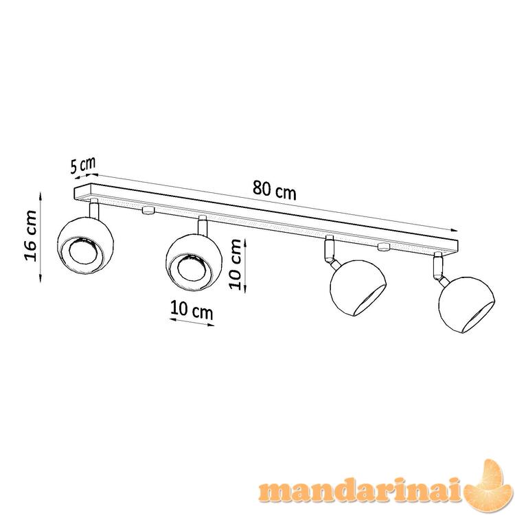 Šviestuvas okulare 4l balta 3