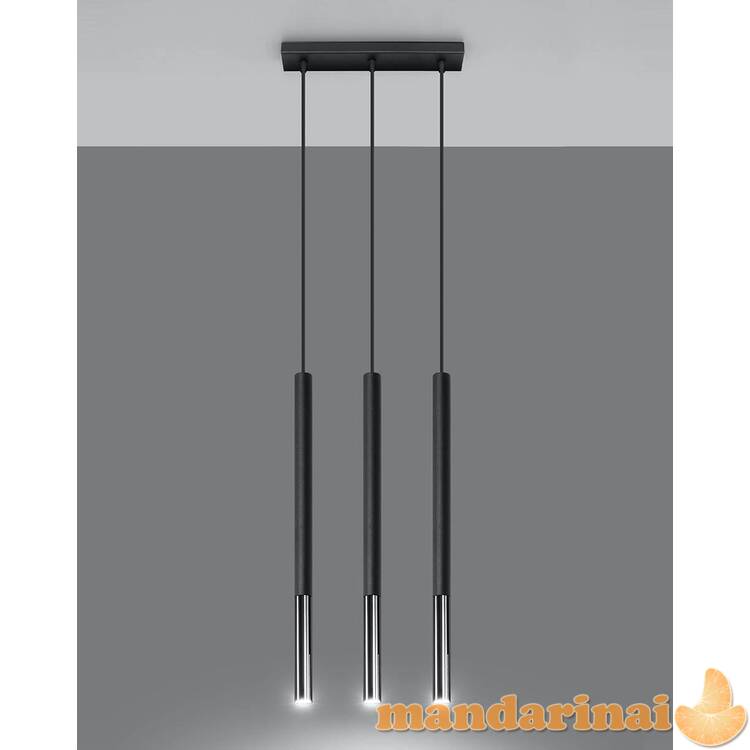 Pakabinama lempa „Mozaica 3L“ juoda/chromu