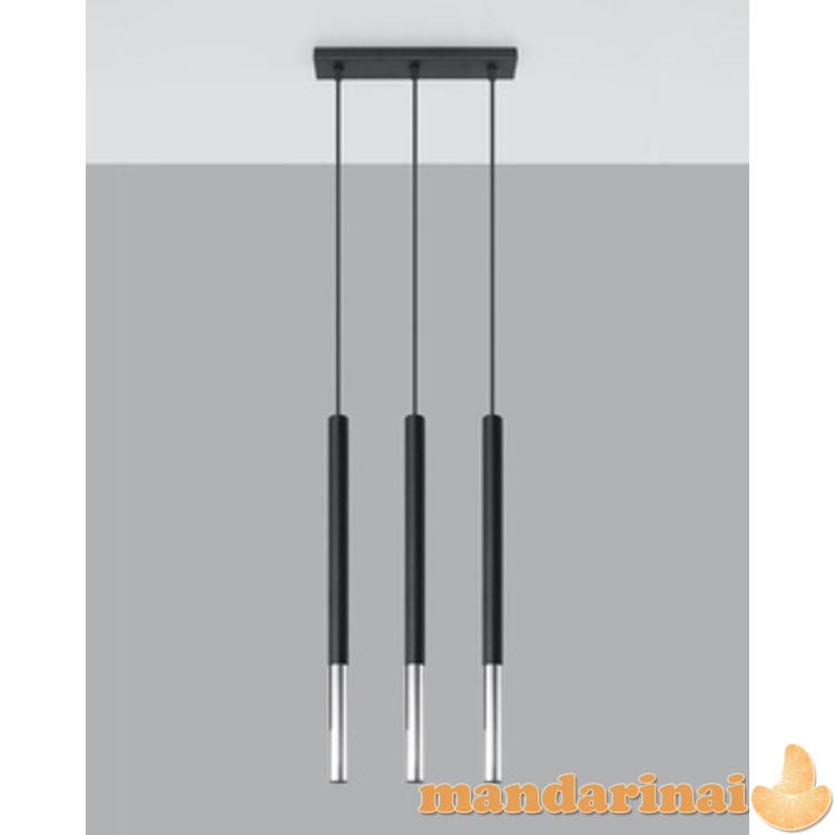 Pakabinama lempa „Mozaica 3L“ juoda/chromu 8