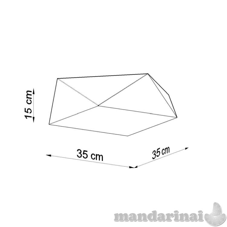 „Šviestuvas Hexa 35“ sidabras 3