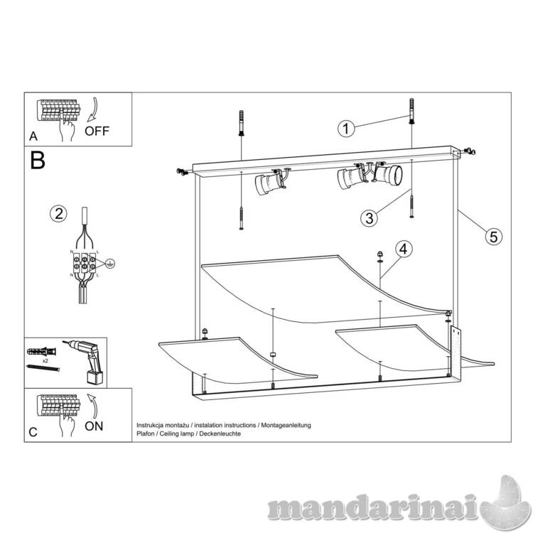 Šviestuvas Celia White 4