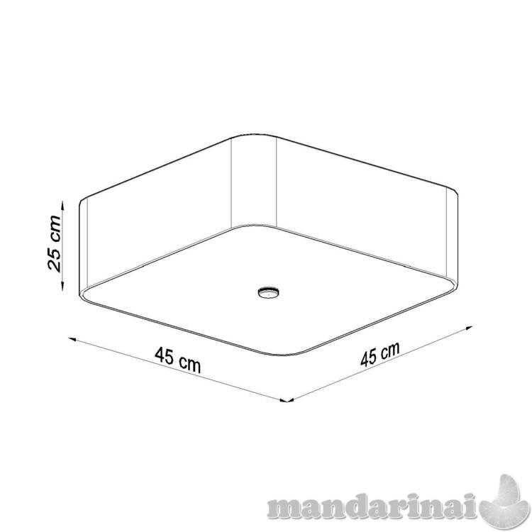 Lubinis šviestuvas LOKKO 45 baltas 3