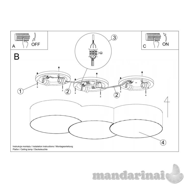 „Šviestuvas Circle 3a White“ 6