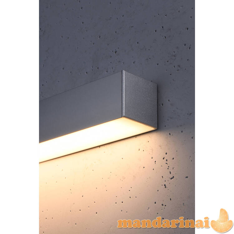 Sieninis šviestuvas PINNE 117 pilkos spalvos