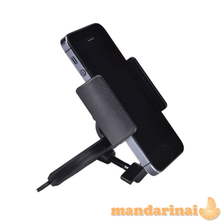 Telefono laikiklis tvirtinamas prie CD grotuvo