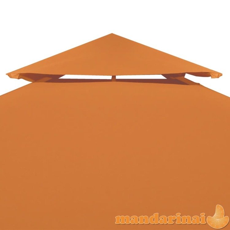 Pakaitinis pavėsinės uždangalas, oranžinis, 3x3m, 310g/m²