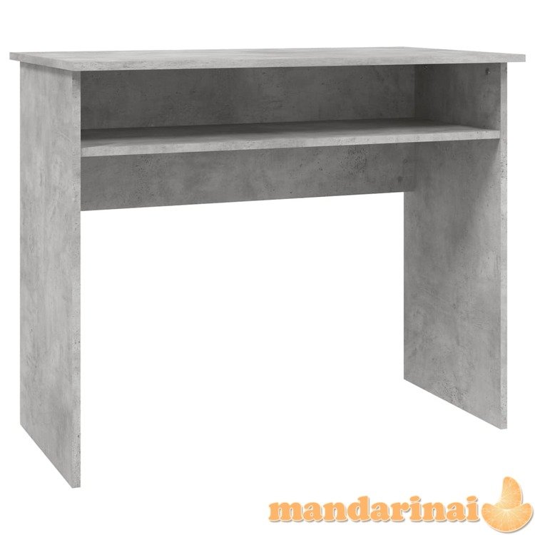 Rašomasis stalas, betono pilkos spalvos, 90x50x74cm, mdp