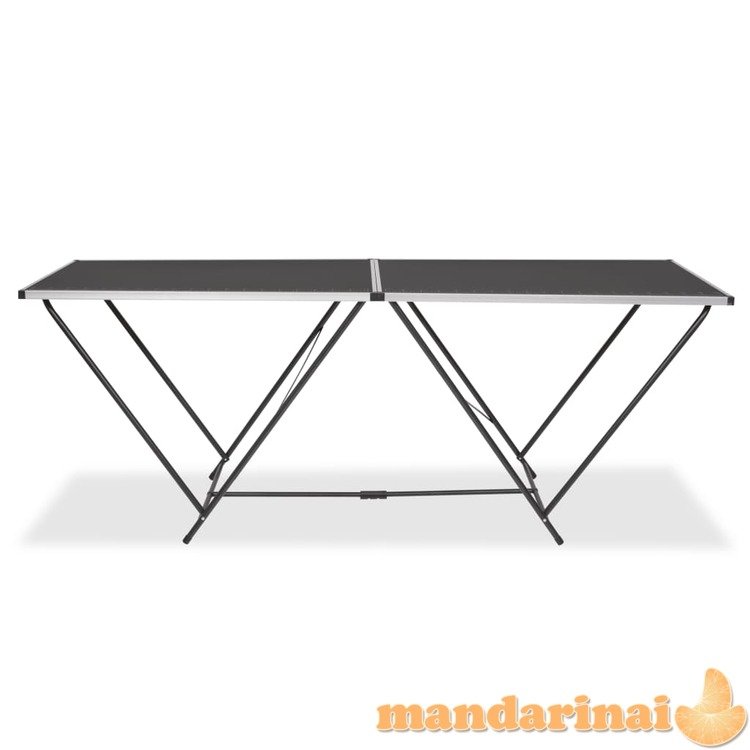 Klijavimo stalas, sulankst., mdf ir aliuminis, 200x60x78cm