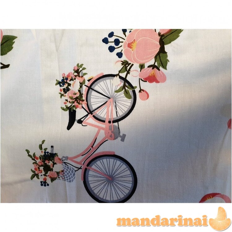 Trijų dalių dvipusis patalynės komplektas "Vasaros pasivažinėjimas", 200x220 cm