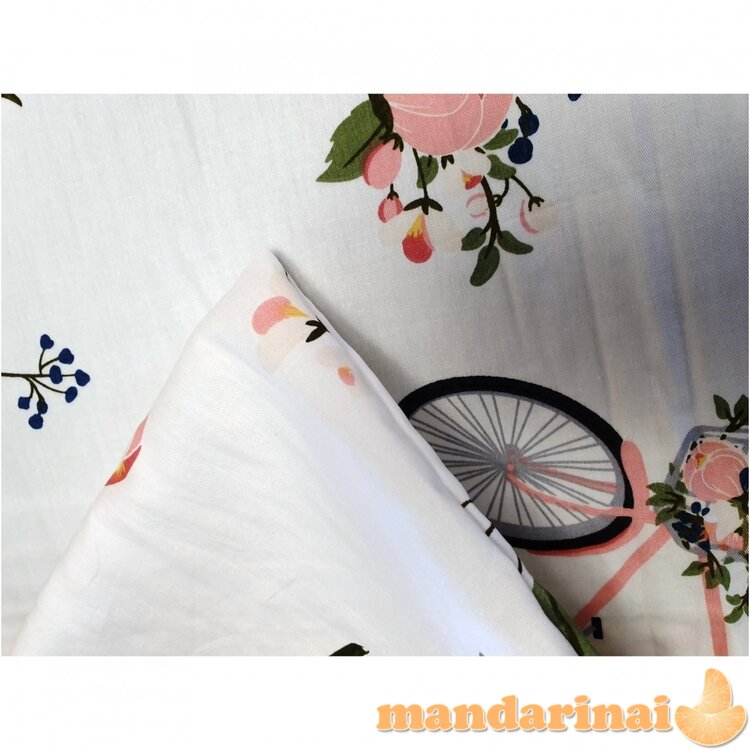 Trijų dalių dvipusis patalynės komplektas "Vasaros pasivažinėjimas", 200x220 cm