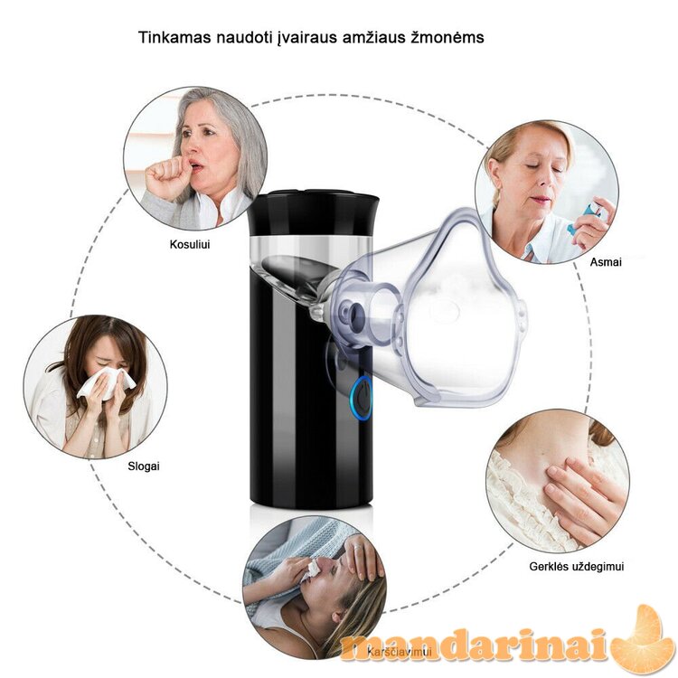 Ultragarsinis kompaktiškas inhaliatorius