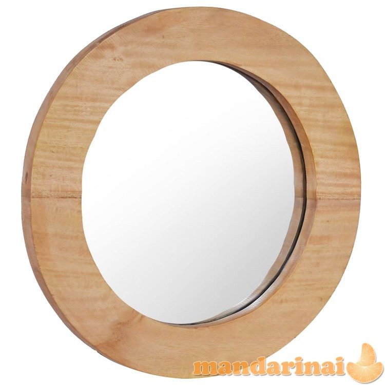 Sieninis veidrodis, 40cm, tikmedžio mediena, apskritas