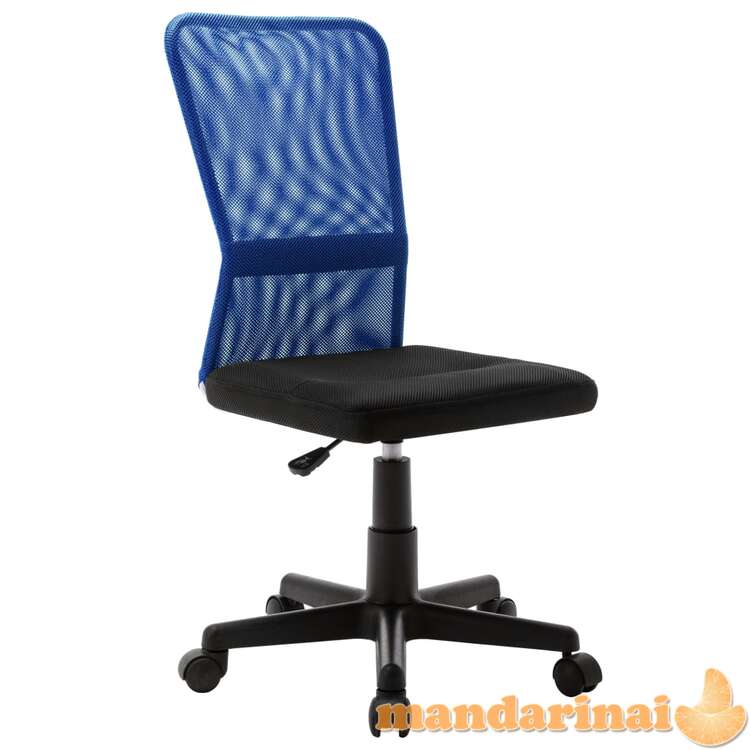 Biuro kėdė, juoda ir mėlyna, 44x52x100cm, tinklinis audinys