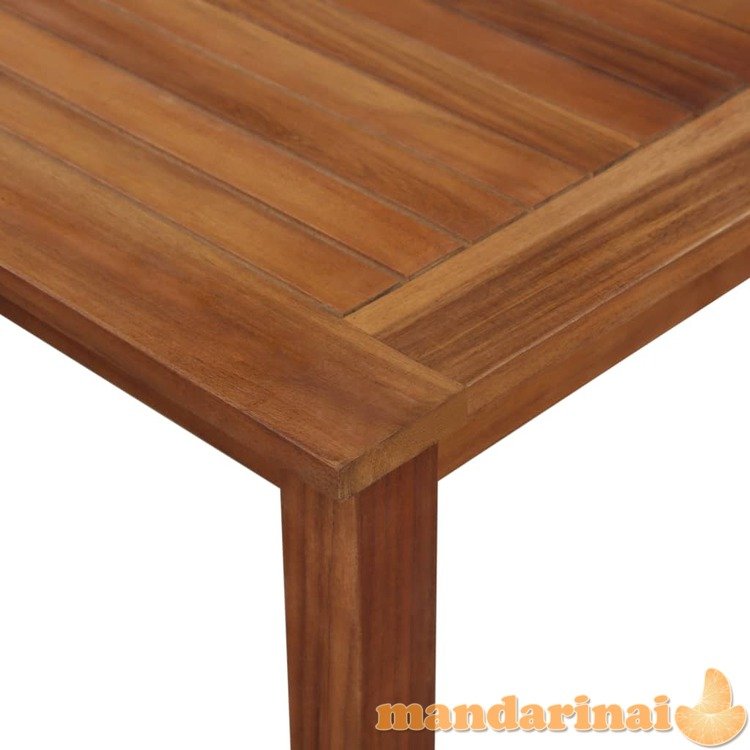 Sodo stalas, 150x90x74cm, akacijos medienos masyvas