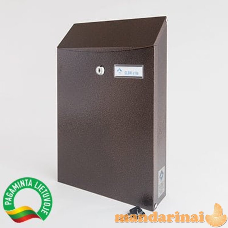 PAŠTO DĖŽUTĖ PD 950, TAMSIAI RUDA