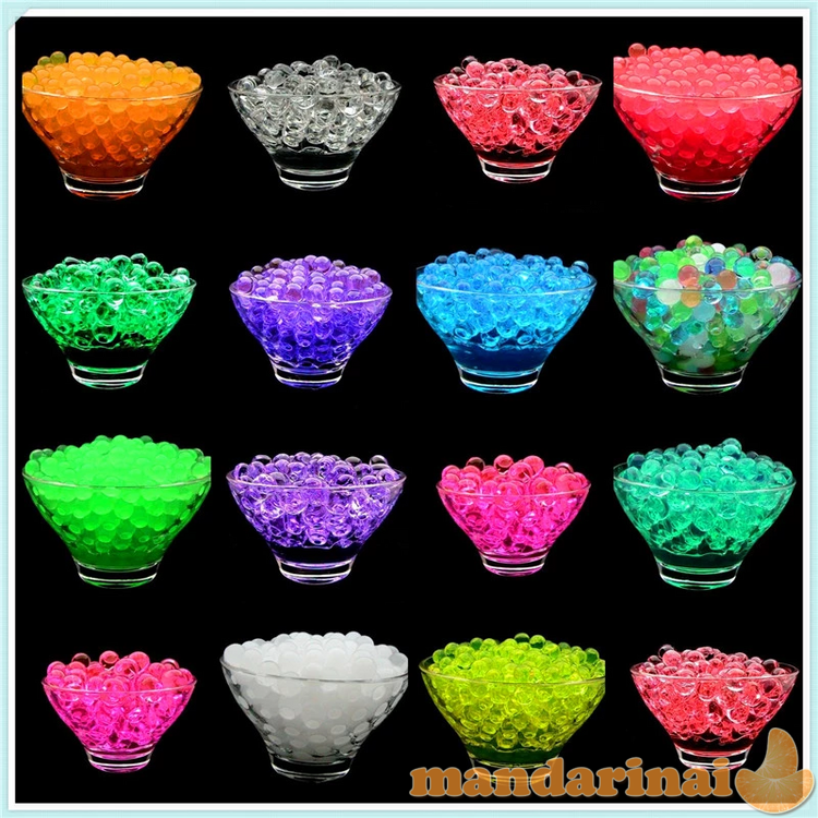 Vandens kristalai dekorui, papuošimui ir gėlėms 1