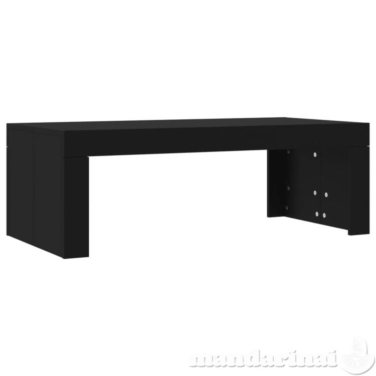 Kavos staliukas, juodos spalvos, 102x50x36cm, apdirbta mediena