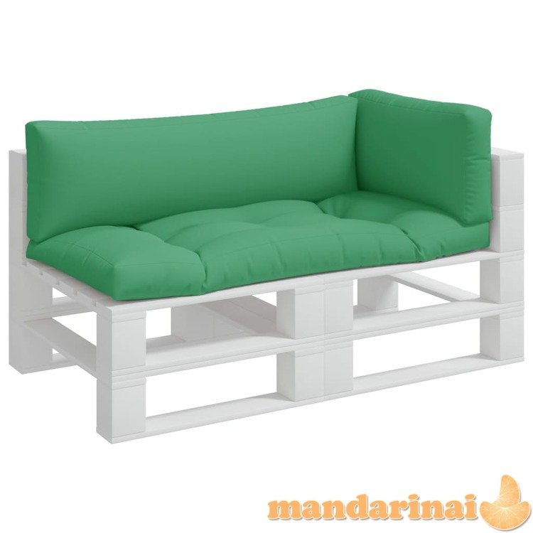 Pagalvėlės sofai iš palečių, 3vnt., žalios spalvos