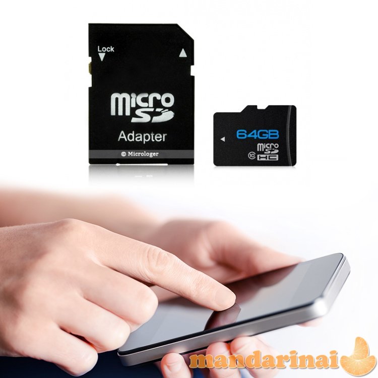 64GB atminties kortelė - microSD 
