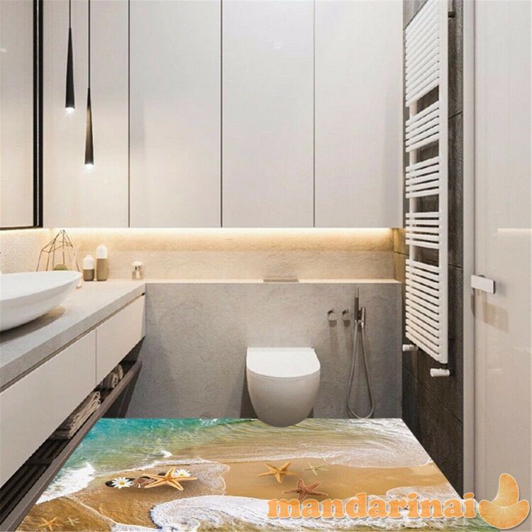 3D grindų lipdukas Jūros žvaigždės