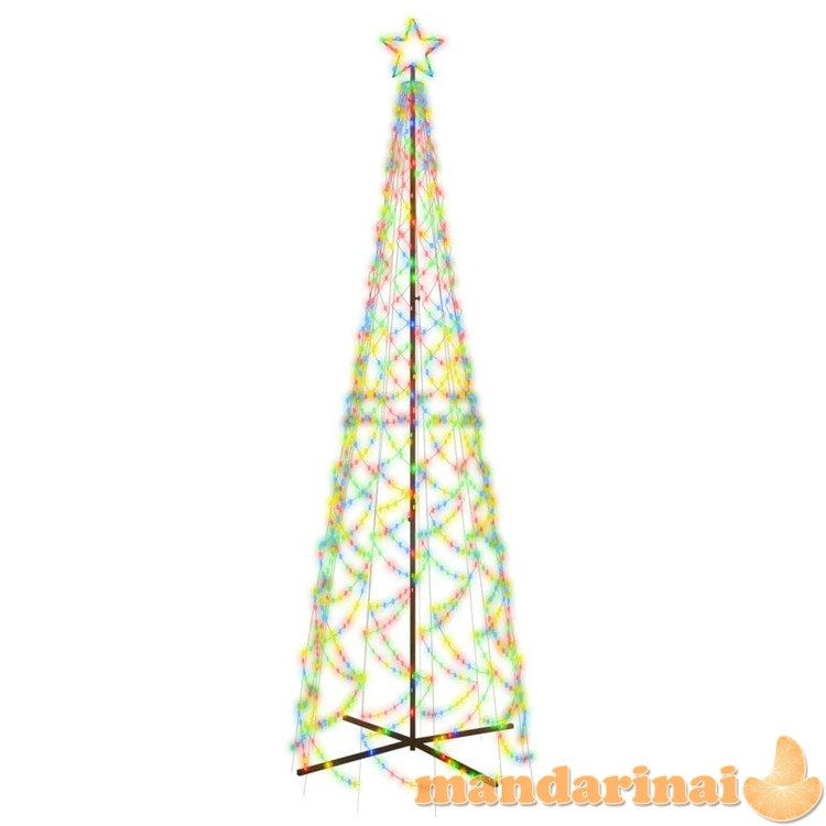 Kalėdų eglutė, 100x300cm, kūgio formos, 500 spalvotų led
