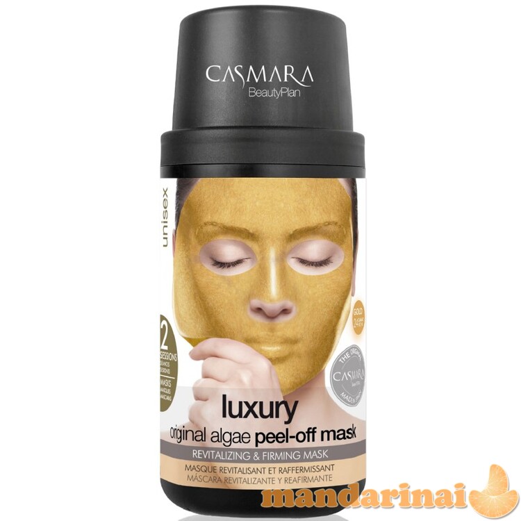 Alginatinė, gaivinanti veido kaukė, 2 kartams 