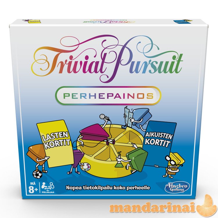TRIVIAL PURSUIT Board game Family Edition (In Finnish lang.)