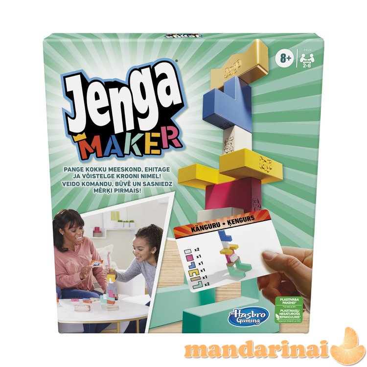 JENGA Maker Board game (In Estonian and Latvian lang.)