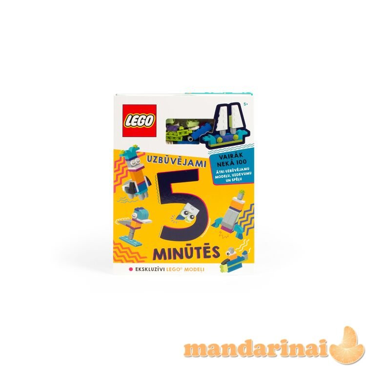LEGO ICONIC Activity Book  5-Minute Builds - Latvian