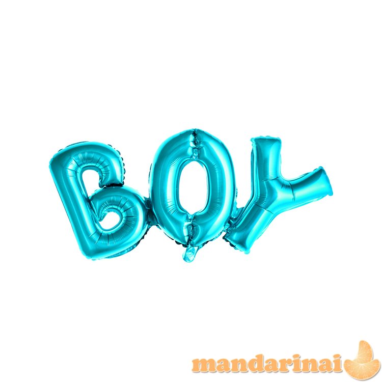 Folinis balionas Boy - mėlynas