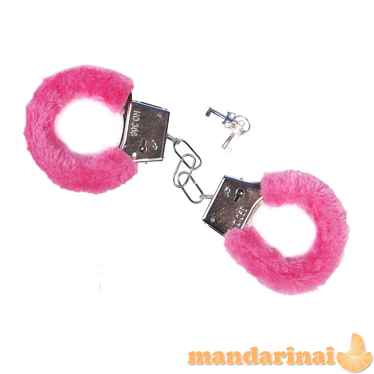 Handcuffs with fur, pink