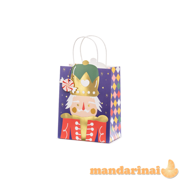 Gift bag Nutcracker, mix, 18x25x10.5cm