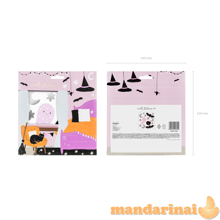 Wall stickers Halloween (1 pkt / 4 pc.)