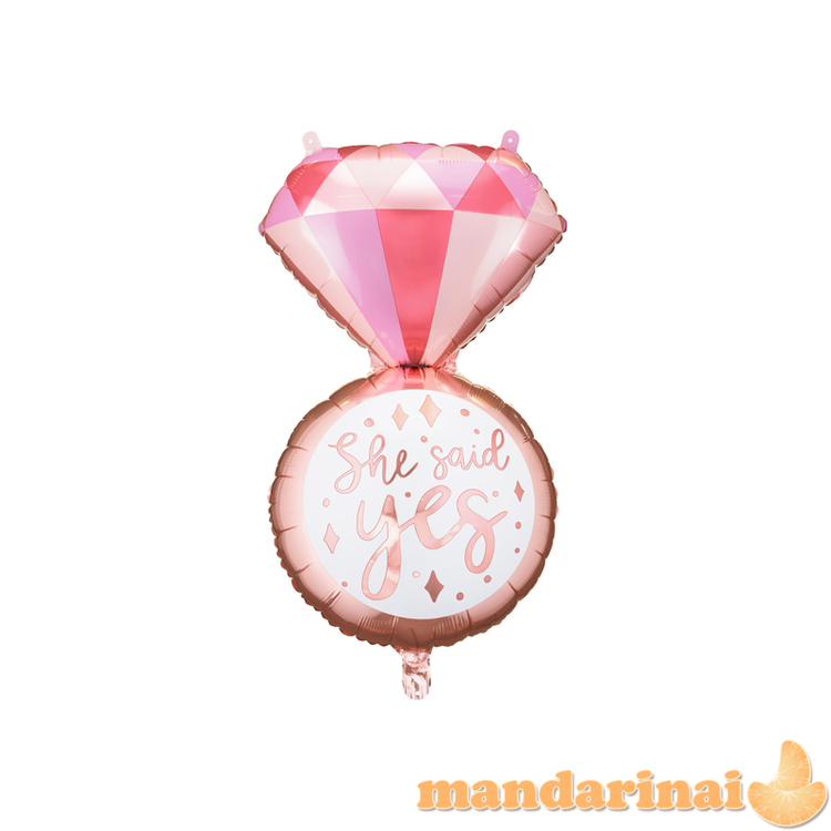 Foil balloon Ring, 41x72 cm, mix